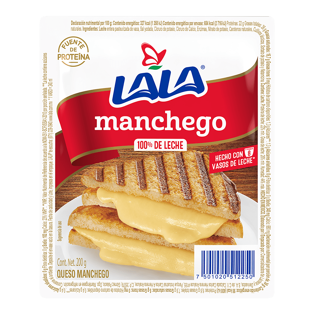 Queso Manchego Lala® Lala Grupo Lala 5507